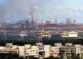 The-integrated-steel-plant-at-Visakhapatnam