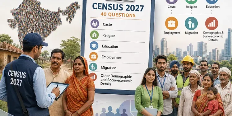 Census 2027: Centre Notifies 40 Questions Including Caste Details