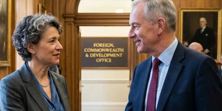 Foreign Office gets first female head