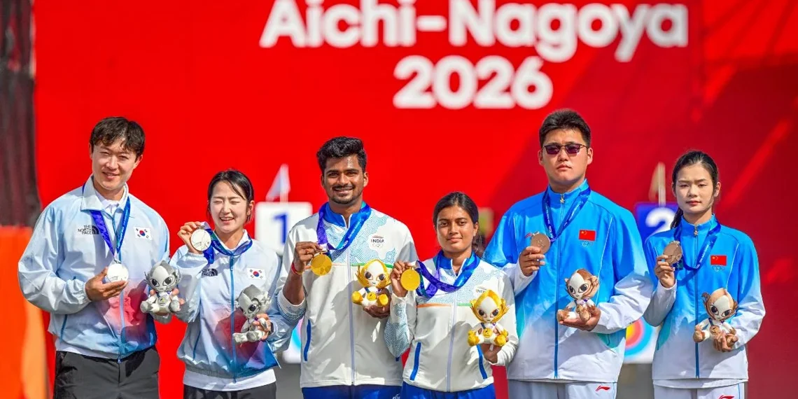 India Wins All Three Compound Archery Golds