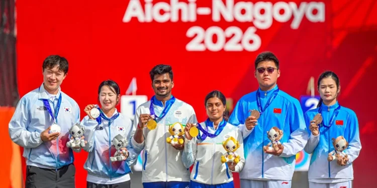 India Wins All Three Compound Archery Golds