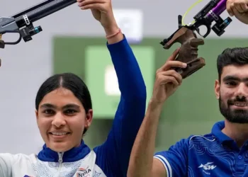 President hails shooters after Asian Games gold, silver