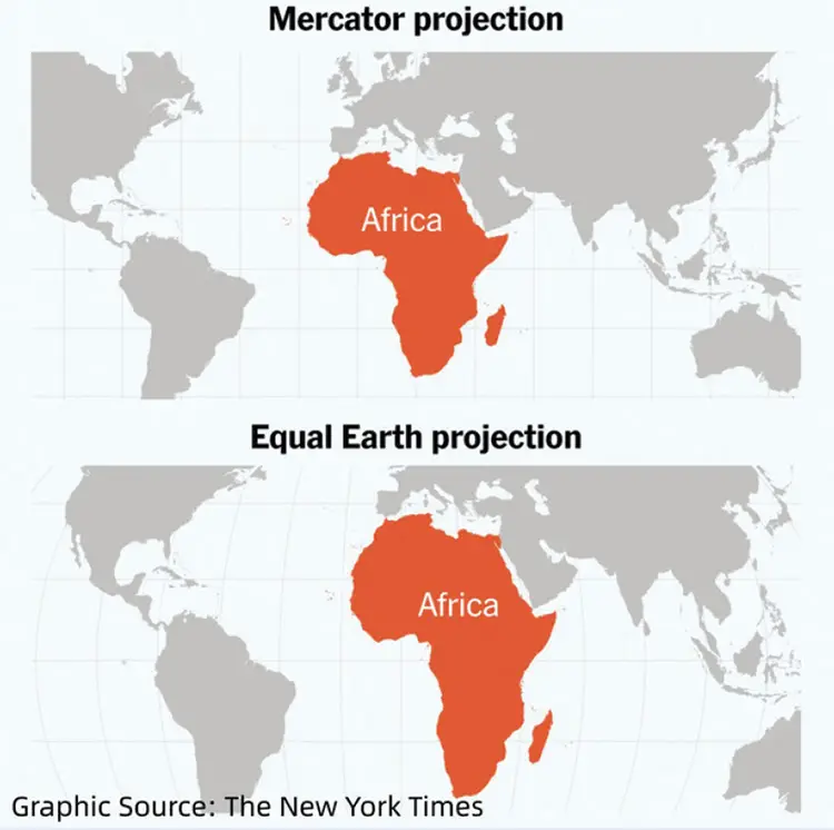UN Equal Earth World Map Resolution