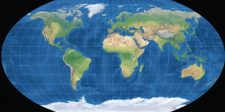UN Equal Earth World Map Resolution