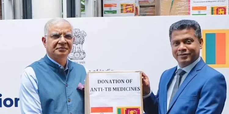 India hands three tonnes of anti-TB medicines to Sri Lanka